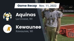 Recap: Aquinas  vs. Kewaunee  2022