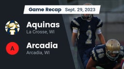 Recap: Aquinas  vs. Arcadia  2023