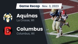 Recap: Aquinas  vs. Columbus  2023