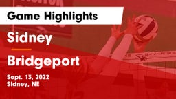 Sidney  vs Bridgeport  Game Highlights - Sept. 13, 2022