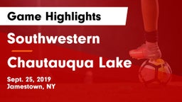 Southwestern  vs Chautauqua Lake Game Highlights - Sept. 25, 2019