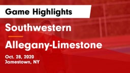 Southwestern  vs Allegany-Limestone  Game Highlights - Oct. 28, 2020