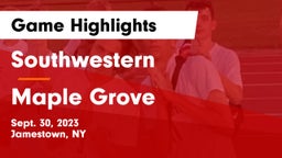 Southwestern  vs Maple Grove  Game Highlights - Sept. 30, 2023
