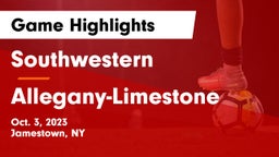 Southwestern  vs Allegany-Limestone  Game Highlights - Oct. 3, 2023