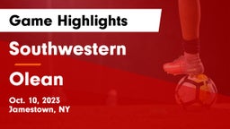 Southwestern  vs Olean  Game Highlights - Oct. 10, 2023