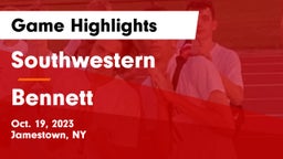 Southwestern  vs Bennett  Game Highlights - Oct. 19, 2023