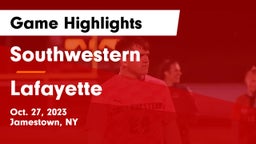 Southwestern  vs Lafayette Game Highlights - Oct. 27, 2023