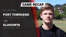 Recap: Port Townsend  vs. Klahowya  2016