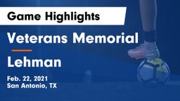 Veterans Memorial vs Lehman  Game Highlights - Feb. 22, 2021