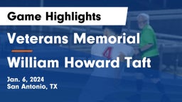 Veterans Memorial vs William Howard Taft  Game Highlights - Jan. 6, 2024