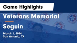 Veterans Memorial vs Seguin  Game Highlights - March 1, 2024