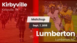 Matchup: Kirbyville vs. Lumberton  2018