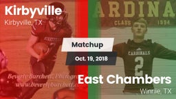 Matchup: Kirbyville vs. East Chambers  2018