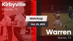 Matchup: Kirbyville vs. Warren  2019