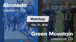 Matchup: Alameda vs. Green Mountain  2016