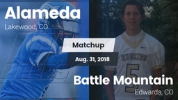 Matchup: Alameda vs. Battle Mountain  2018