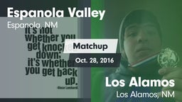 Matchup: Espanola Valley vs. Los Alamos  2016