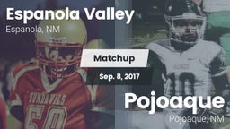 Matchup: Espanola Valley vs. Pojoaque  2017