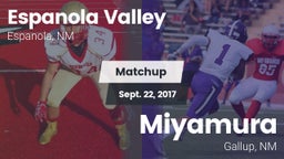 Matchup: Espanola Valley vs. Miyamura  2017