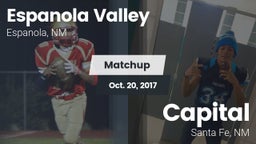 Matchup: Espanola Valley vs. Capital  2017