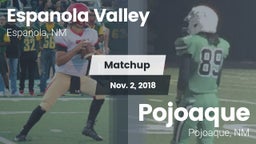 Matchup: Espanola Valley vs. Pojoaque  2018