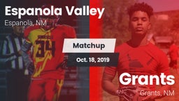 Matchup: Espanola Valley vs. Grants  2019