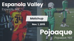 Matchup: Espanola Valley vs. Pojoaque  2019