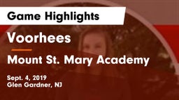 Voorhees  vs Mount St. Mary Academy Game Highlights - Sept. 4, 2019