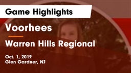 Voorhees  vs Warren Hills Regional  Game Highlights - Oct. 1, 2019