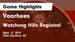 Voorhees  vs Watchung Hills Regional Game Highlights - Sept. 17, 2019