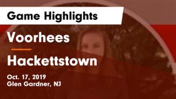 Voorhees  vs Hackettstown Game Highlights - Oct. 17, 2019