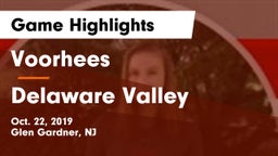 Voorhees  vs Delaware Valley Game Highlights - Oct. 22, 2019