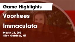 Voorhees  vs Immaculata  Game Highlights - March 24, 2021