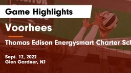 Voorhees  vs Thomas Edison Energysmart Charter School Game Highlights - Sept. 12, 2022