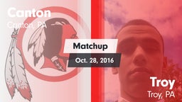 Matchup: Canton vs. Troy  2016