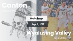 Matchup: Canton vs. Wyalusing Valley  2017