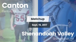 Matchup: Canton vs. Shenandoah Valley  2017