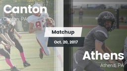 Matchup: Canton vs. Athens  2017