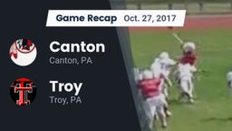 Recap: Canton  vs. Troy  2017