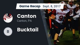 Recap: Canton  vs. Bucktail 2017