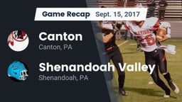 Recap: Canton  vs. Shenandoah Valley  2017