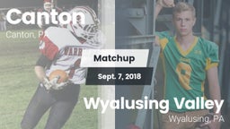 Matchup: Canton vs. Wyalusing Valley  2018