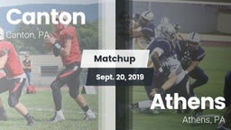 Matchup: Canton vs. Athens  2019