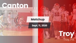 Matchup: Canton vs. Troy  2020