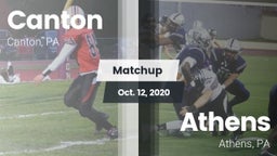 Matchup: Canton vs. Athens  2020