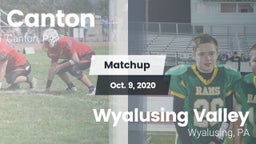 Matchup: Canton vs. Wyalusing Valley  2020