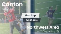 Matchup: Canton vs. Northwest Area  2020