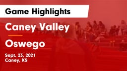 Caney Valley  vs Oswego  Game Highlights - Sept. 23, 2021