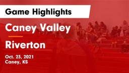 Caney Valley  vs Riverton  Game Highlights - Oct. 23, 2021