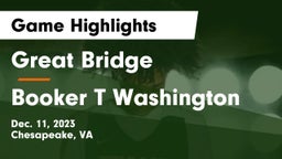 Great Bridge  vs Booker T Washington  Game Highlights - Dec. 11, 2023